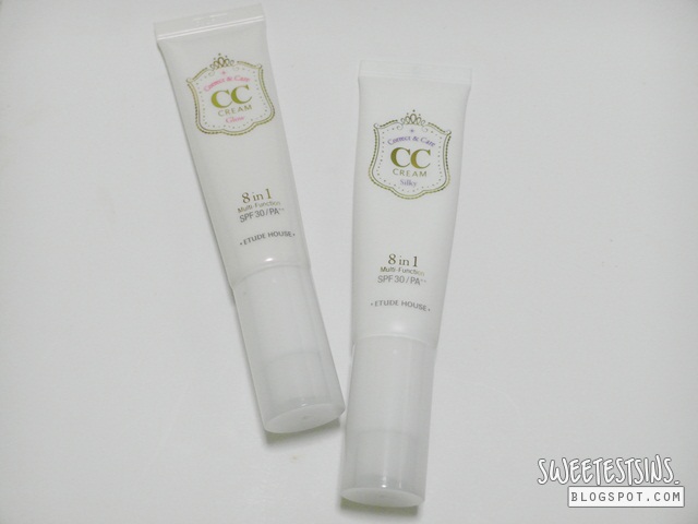 etude house cc cream glow and silky review