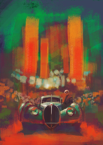 Bugatti Atlantic by Stefan Marjoram