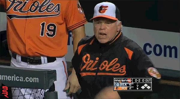 Buck Showalter ejected for arguing balls and strikes