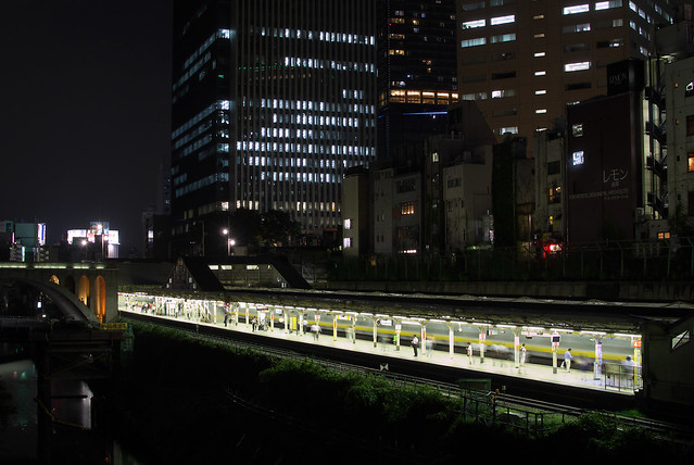 Tokyo Train Story 夜の御茶ノ水駅 2013年9月10日