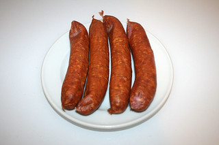 07 - Zutat Mettwürstchen / Ingredient mett sausages