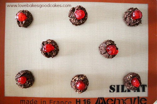 Chocolate Cherry Thumbprints 5