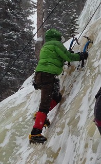 In the Middle Of My First Ice Climb
