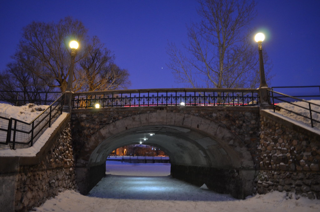 Rideau Canal by night