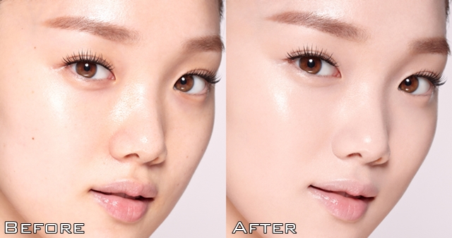 laneige bb cushion before and after