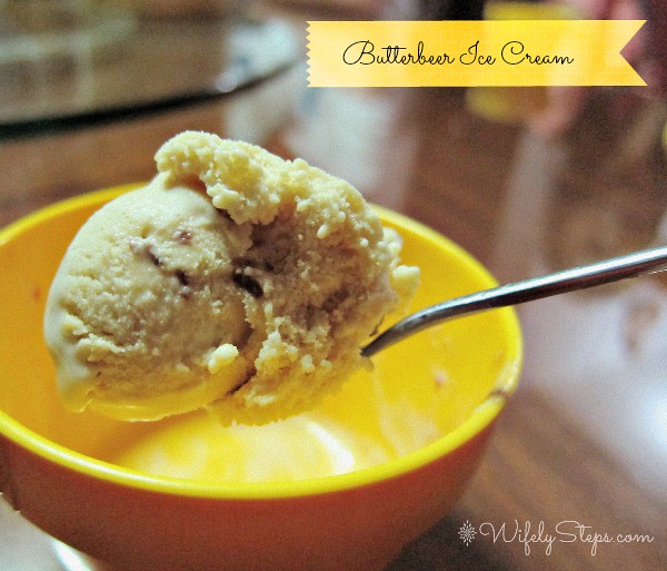 Jack Frost Ice Cream: Caramel with toffee candy