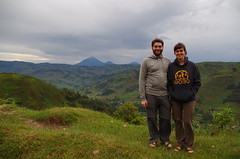 Overlooking Virunga volancanos