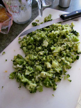Steamed Chopped Broccoli