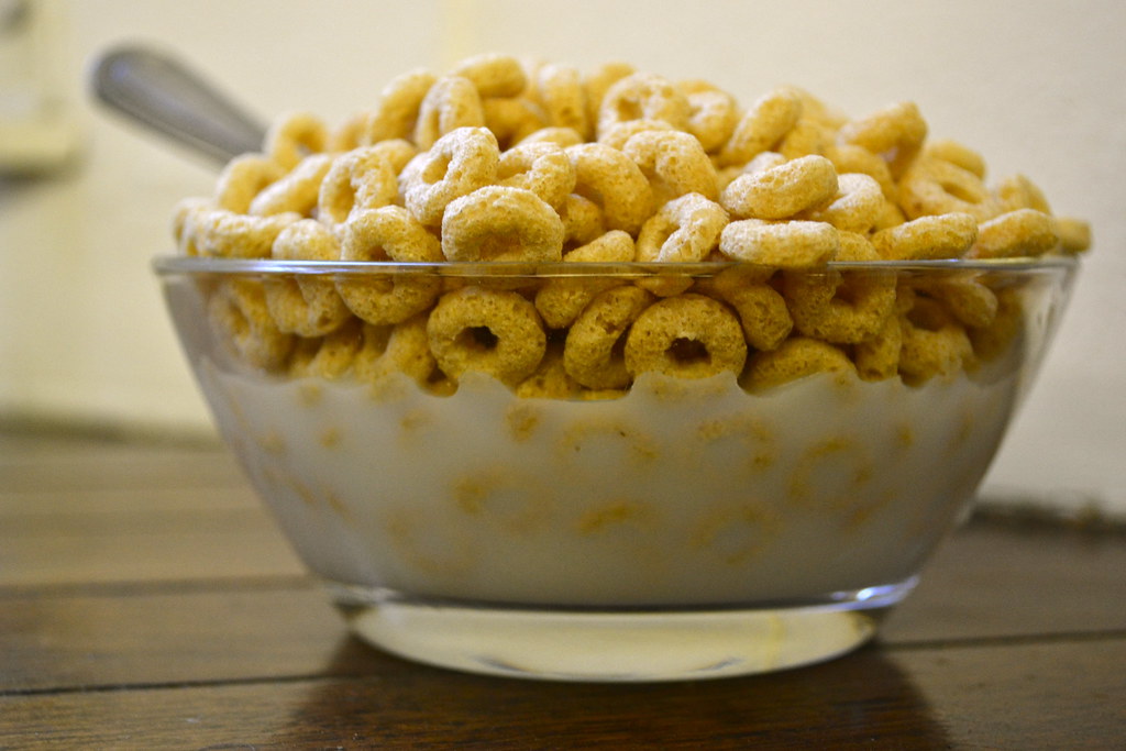 cereal and warm milk