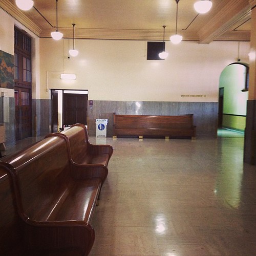 Classy old train station #touring #oregon