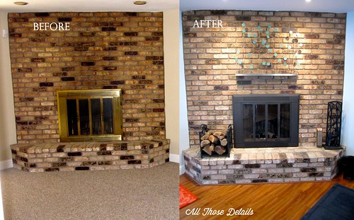 Fireplace Before After