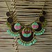 AZTECA NECKLACE IN LEATHER AND WOOL