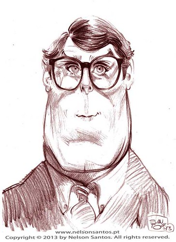 Christopher_Reeve_Clark_Kent by caricaturas