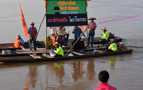 Boat competition 2013 on the Mekong river in Thailand (20) by tGenteneeRke along the Mekong river