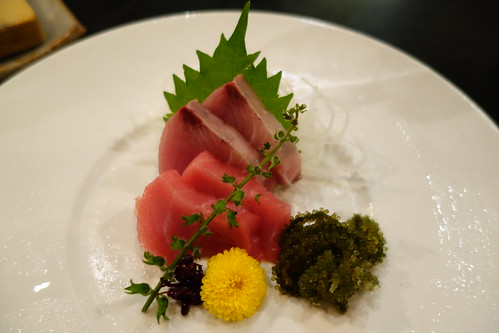 Sashimi from IKYU's Gourmet Traveller Menu 2013