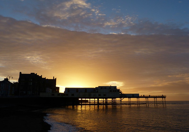 P1060335 - Aberystwyth Pier at sunset