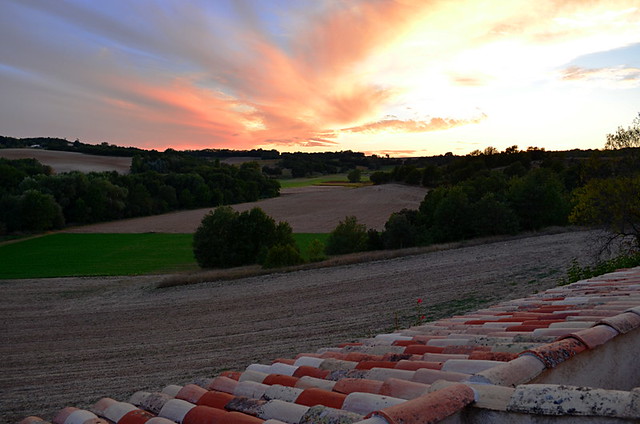Sunset, Reillane, Provence, France