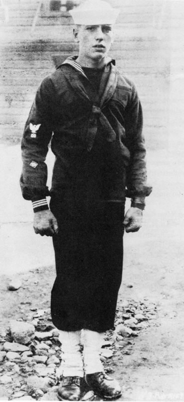 Circa 1918 - Humphrey Bogart in the US Navy