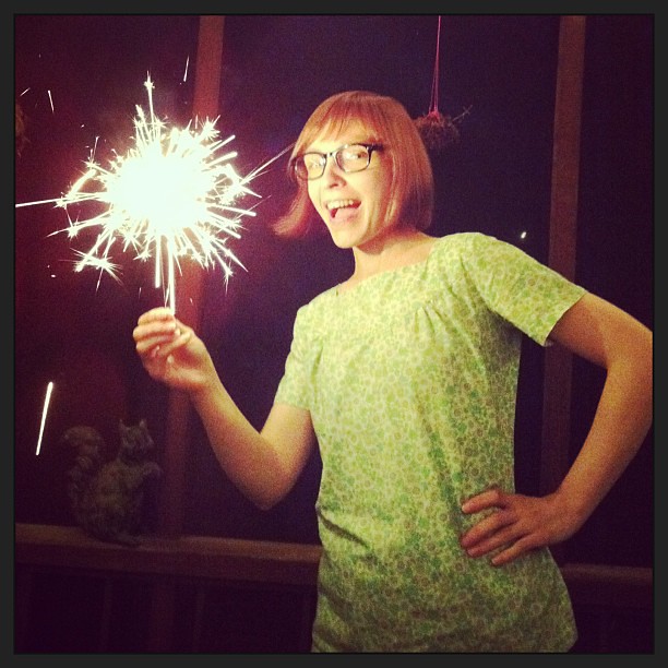 Sparklers! Happy fourth!