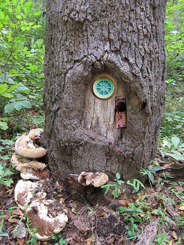 Fairy door tricked out