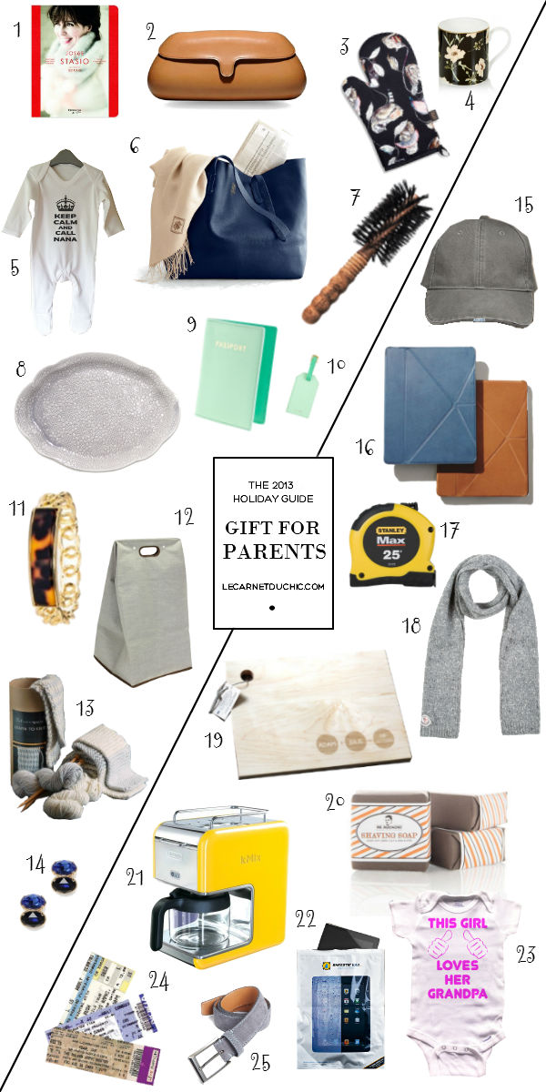 Gift guide: Parents