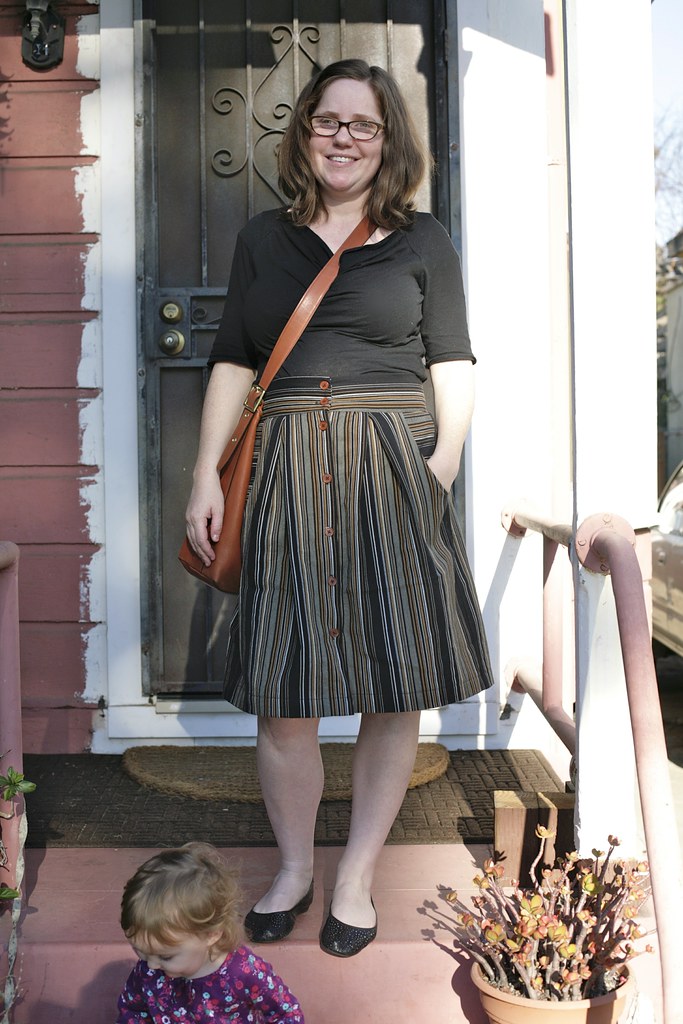 Kelly Skirt in Stripes