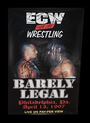 Autographed Official ECW PPV Posters 