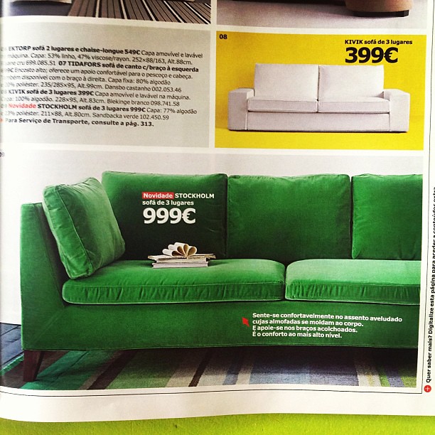 In love with a sofa!