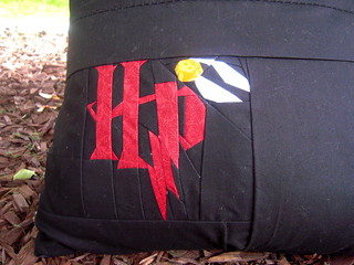 Back of HP pillow