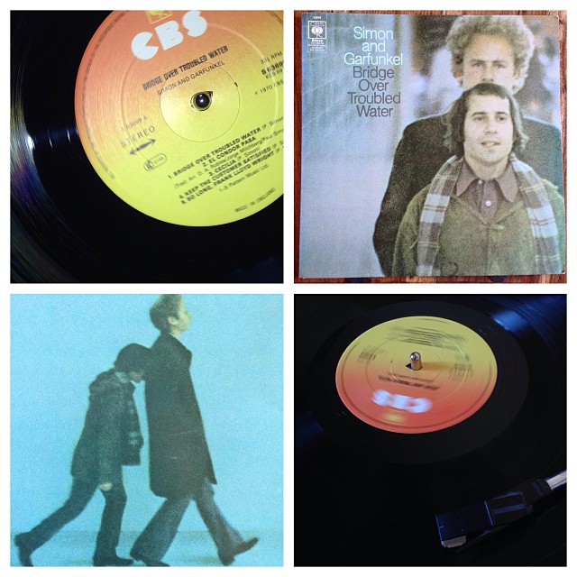 031113_ #np "bridge over trouble water" by Simon & Garfunkel #vinyl