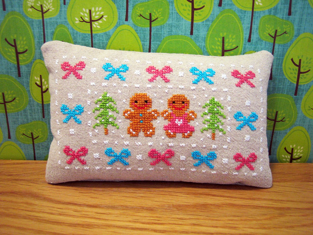 Gingerbread Christmas cross stitch