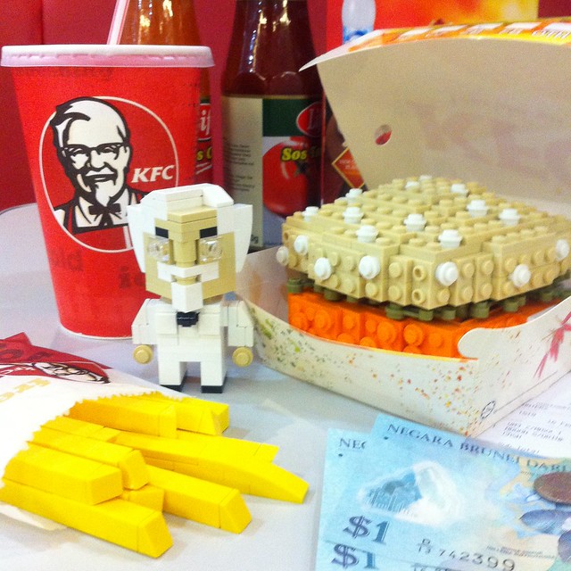 Zinger Combo Meal, So Good even when it's made of Lego