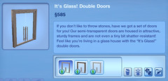 Glass Double Doors