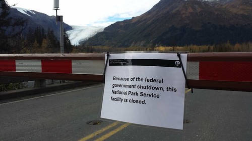 Kenai Fjords National Park, Exit Glacier: Closed Due to Government Shutdown