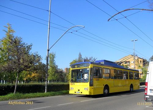 filobus Socimi n°13 in viale Buon Pastore - linea 6