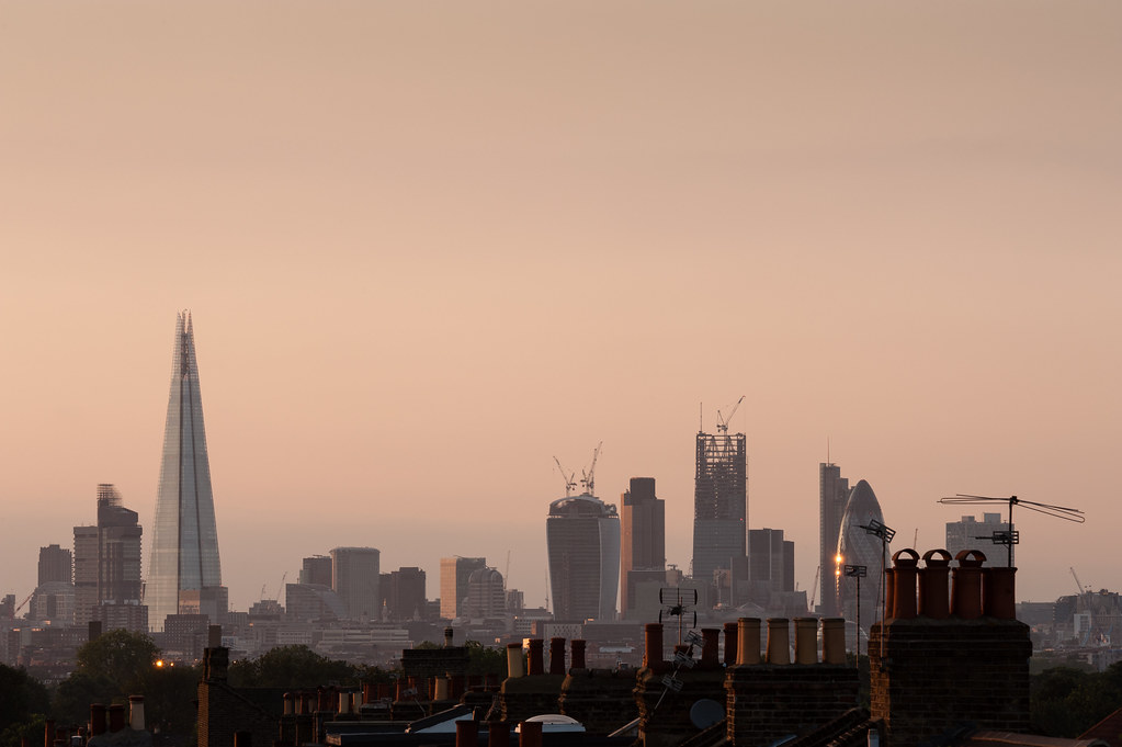 London's skyline, from Peckham