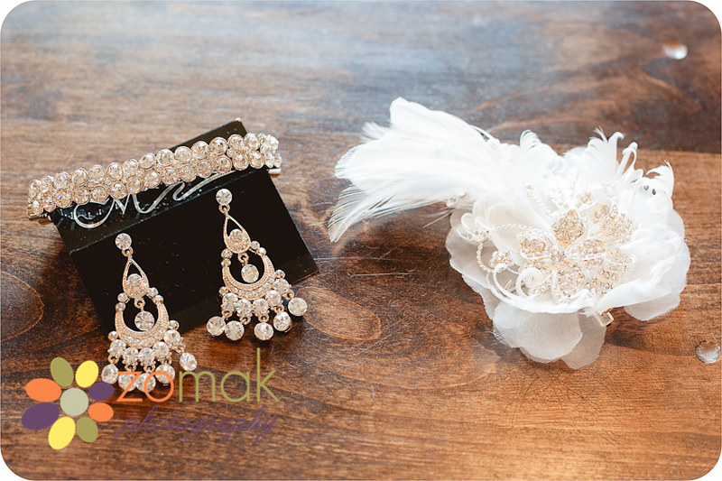 Details image of Bride's jewelrybefore she gets ready for her wedding in helena montana