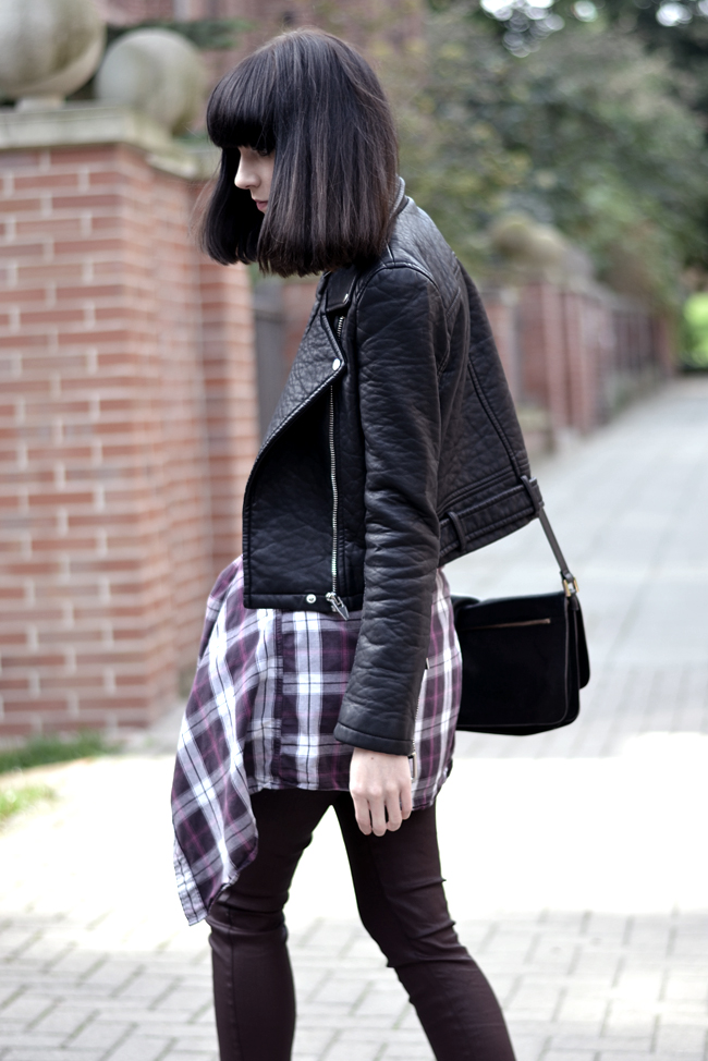 Outfit 90s Nineties jacket check print sojeans blogger CATS & DOGS Blog 5