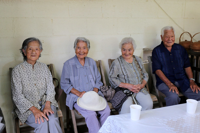 Some of the elderly folks in Okinawa, all in their 80s and 90s