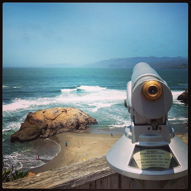 Nature sure is pretty! #beach #sf #viewfinder #ocean #instagood #igdaily #waves
