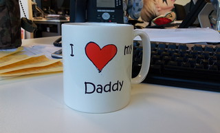 I love my daddy mug
