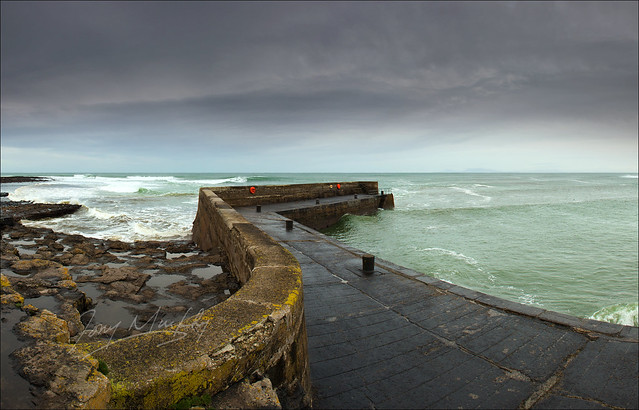 Stormy Afternoon at Easkey Harbour, Co. Sligo