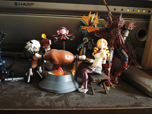 Figures of my friend's (at a farewell party)