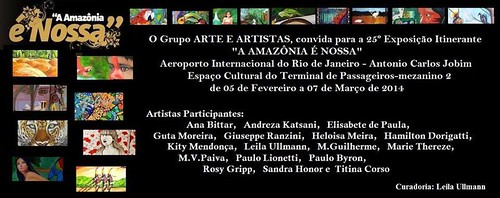 Exposição " A Amazonia é Nossa " Andreza Katsani - Aeroporto Internacional do Rio de Janeiro by Andreza Katsani