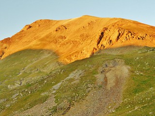 Alpenglow on Handies Peak (14,048 ft)
