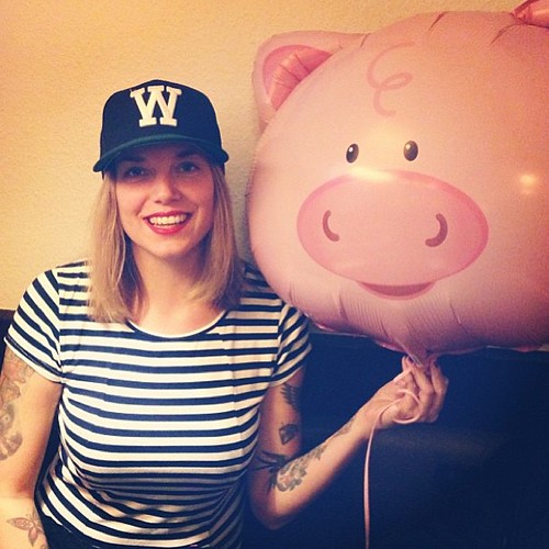 Önskade mig en gris i födelsedagspresent och fick det! Tack @waern & @thisishelena!
