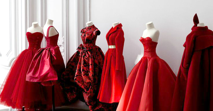 Red Dresses Dior Facebook Timeline Cover
