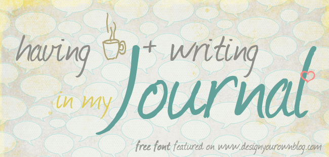 Journal - Free handwritten font from dafont
