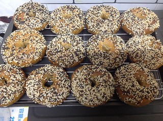 sesame crusted bagel lot - 2nd attempt