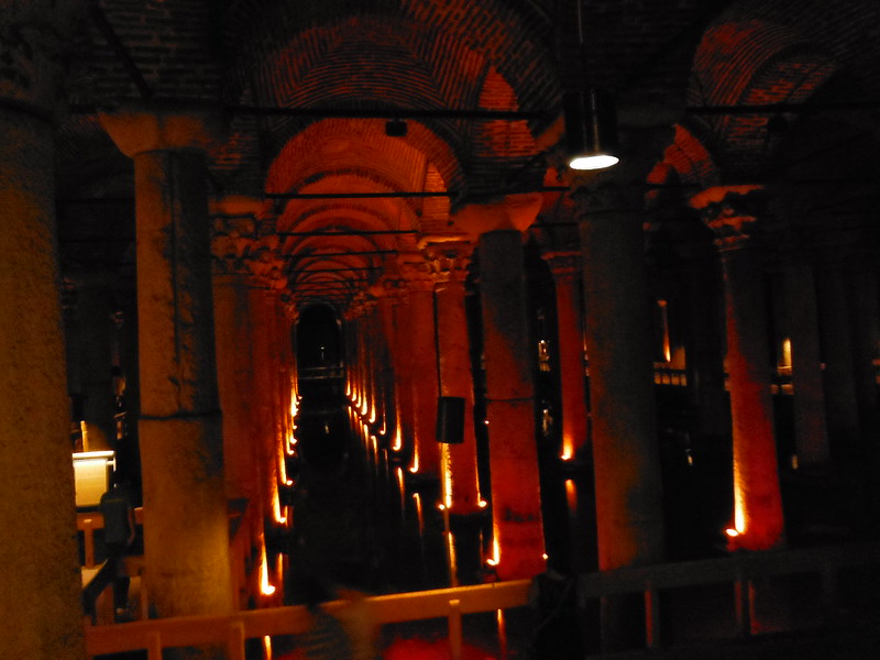Cisterna de Yerebatán en Estambul.